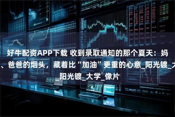 好牛配资APP下载 收到录取通知的那个夏天：妈妈的沉默、爸爸的烟头，藏着比“加油”更重的心意_阳光镀_大学_像片