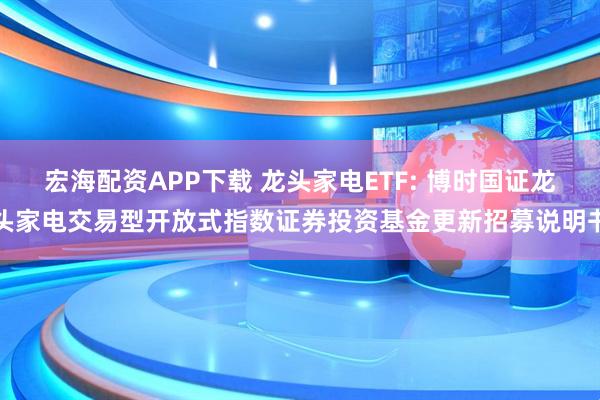 宏海配资APP下载 龙头家电ETF: 博时国证龙头家电交易型开放式指数证券投资基金更新招募说明书